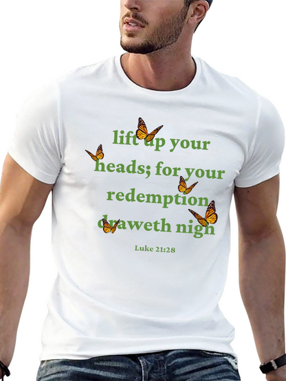 Luke 21:28 Graphic Tee - Redemption is Near
