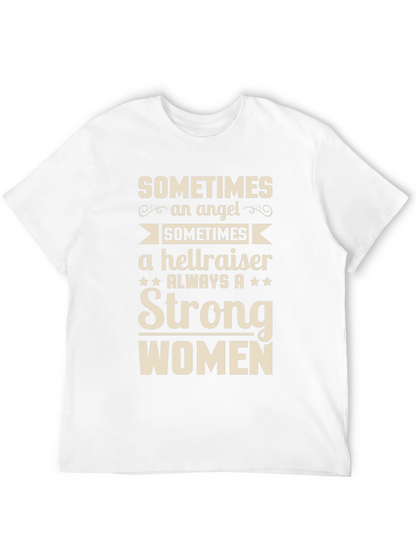 Strong Women T-Shirt - Angel Hellraiser Always Strong