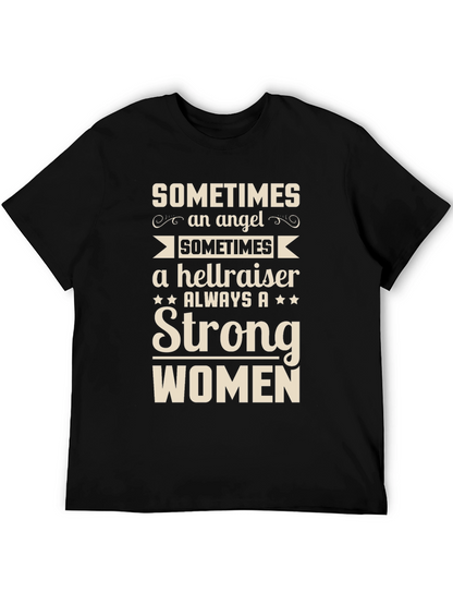 Strong Women T-Shirt - Angel Hellraiser Always Strong
