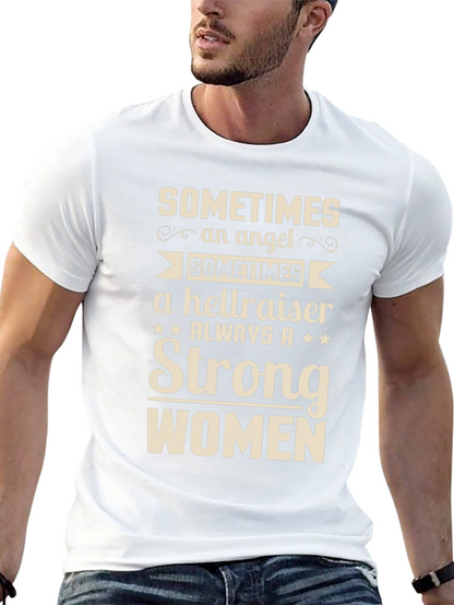 Strong Women T-Shirt - Angel Hellraiser Always Strong