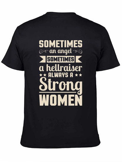Strong Women T-Shirt - Angel Hellraiser Always Strong