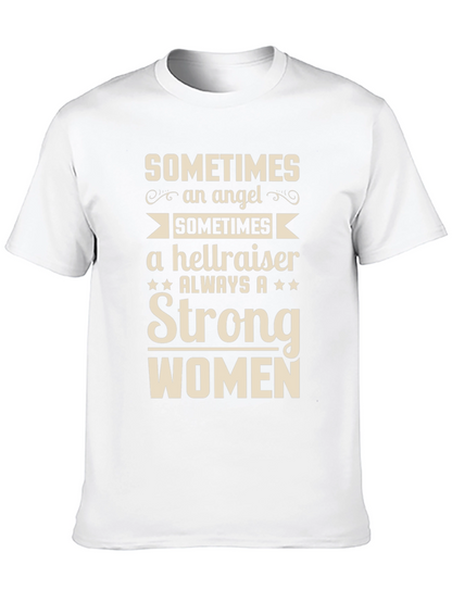 Strong Women T-Shirt - Angel Hellraiser Always Strong