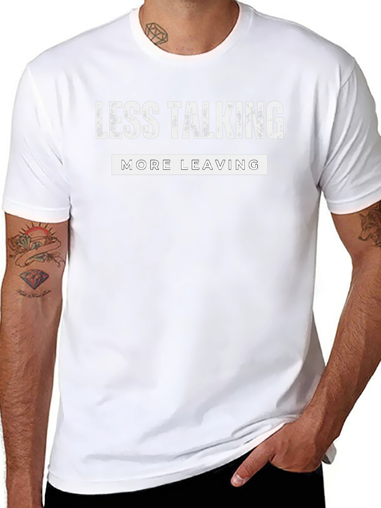 Less Talking More Leaving Graphic Tee