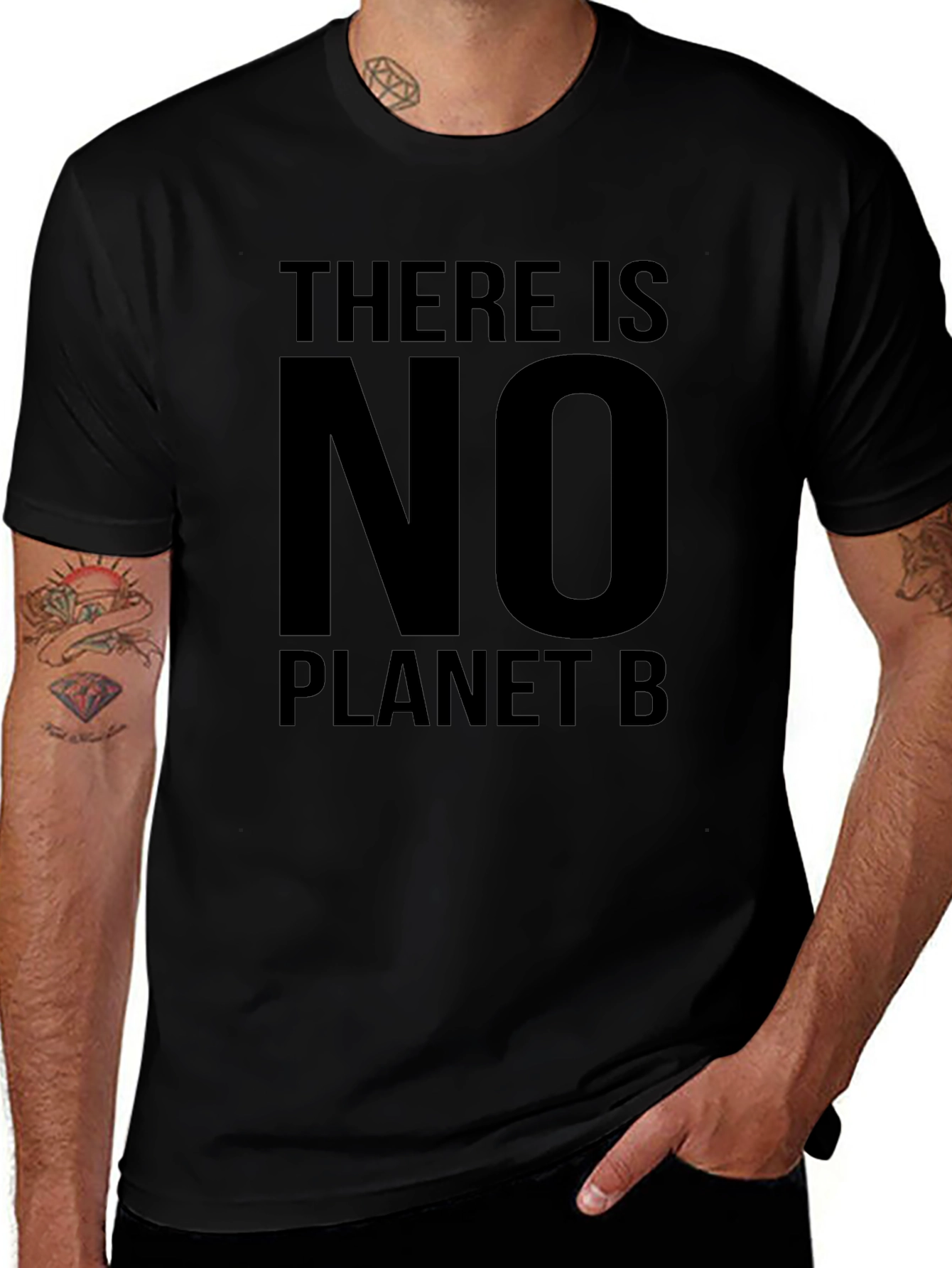 There is No Planet B Black T-Shirt