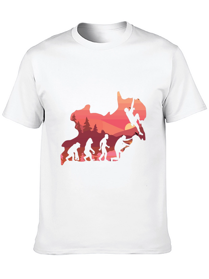 Evolution Climbing T-Shirt - Black Graphic Tee