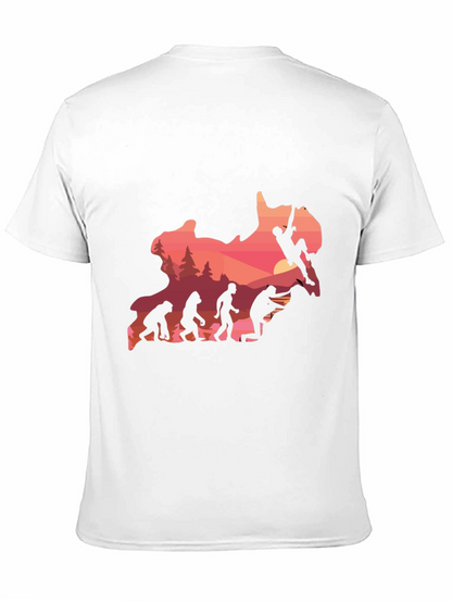 Evolution Climbing T-Shirt - Black Graphic Tee