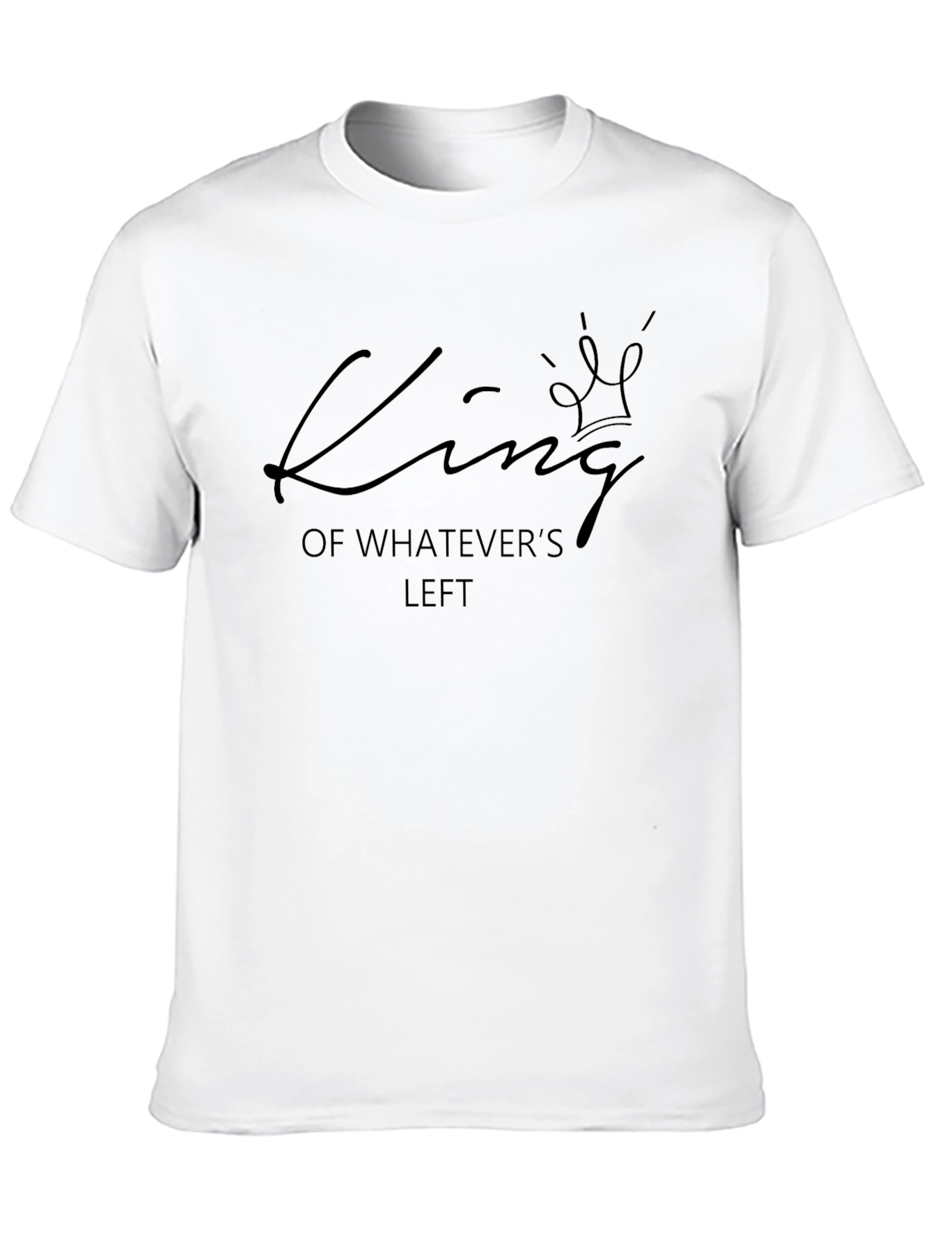 King of Whatevers Left Graphic Tee - Black