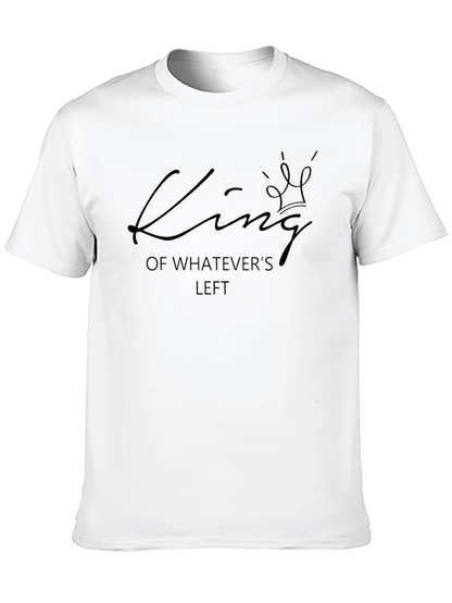 King of Whatevers Left Graphic Tee - Black