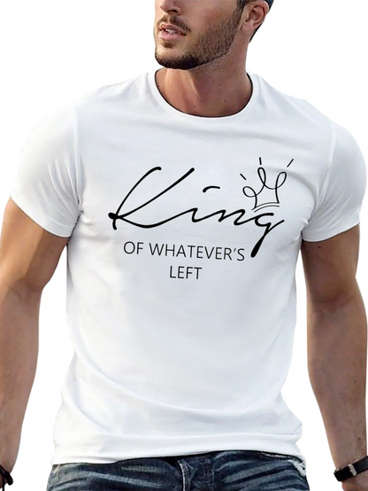 King of Whatevers Left Graphic Tee - Black