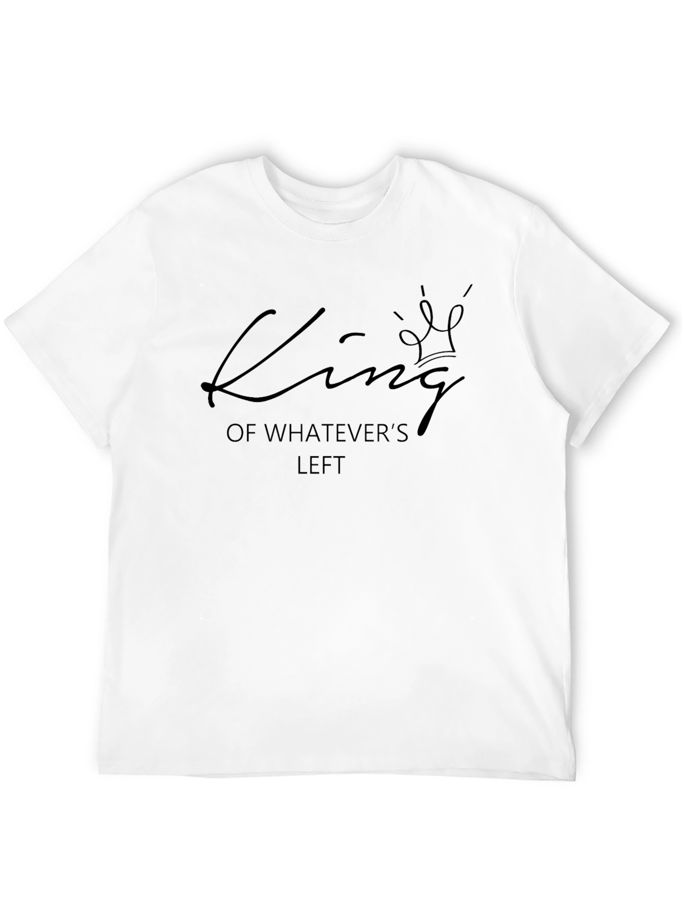 King of Whatevers Left Graphic Tee - Black