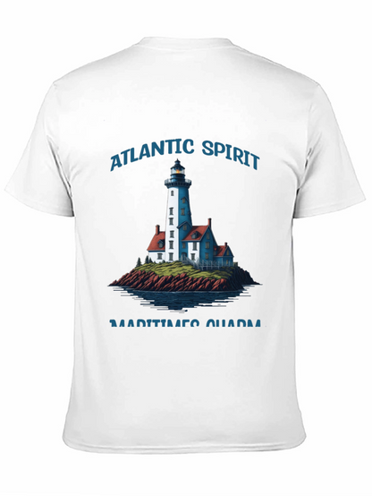Atlantic Spirit Lighthouse Graphic T-Shirt