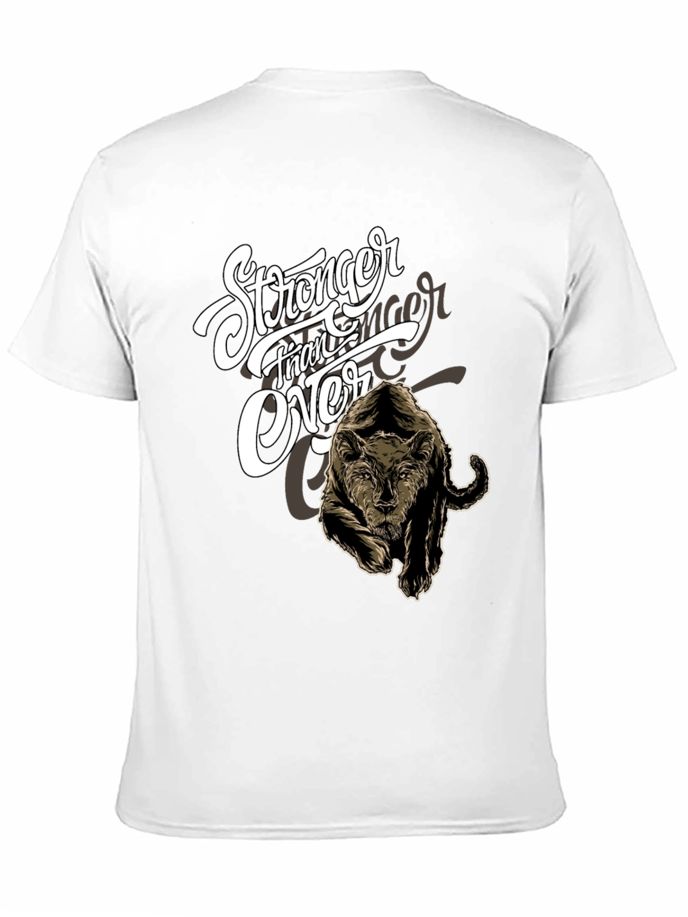 Stronger Than Ever Black Graphic Tee
