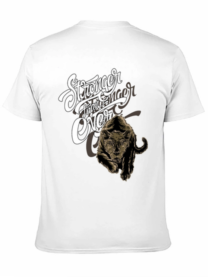 Stronger Than Ever Black Graphic Tee