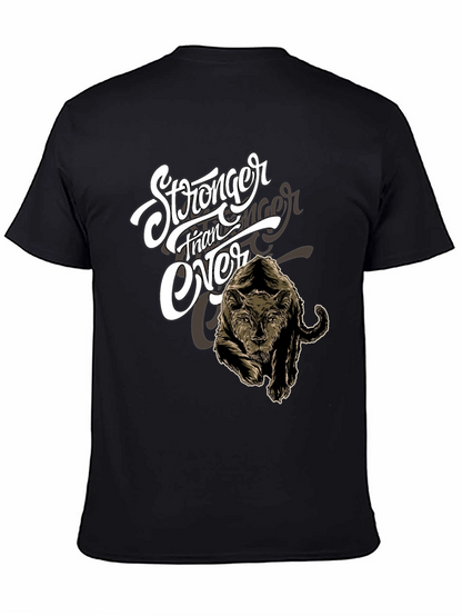 Stronger Than Ever Black Graphic Tee