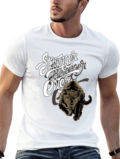 Stronger Than Ever Black Graphic Tee
