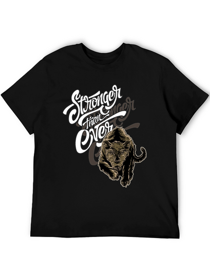 Stronger Than Ever Black Graphic Tee