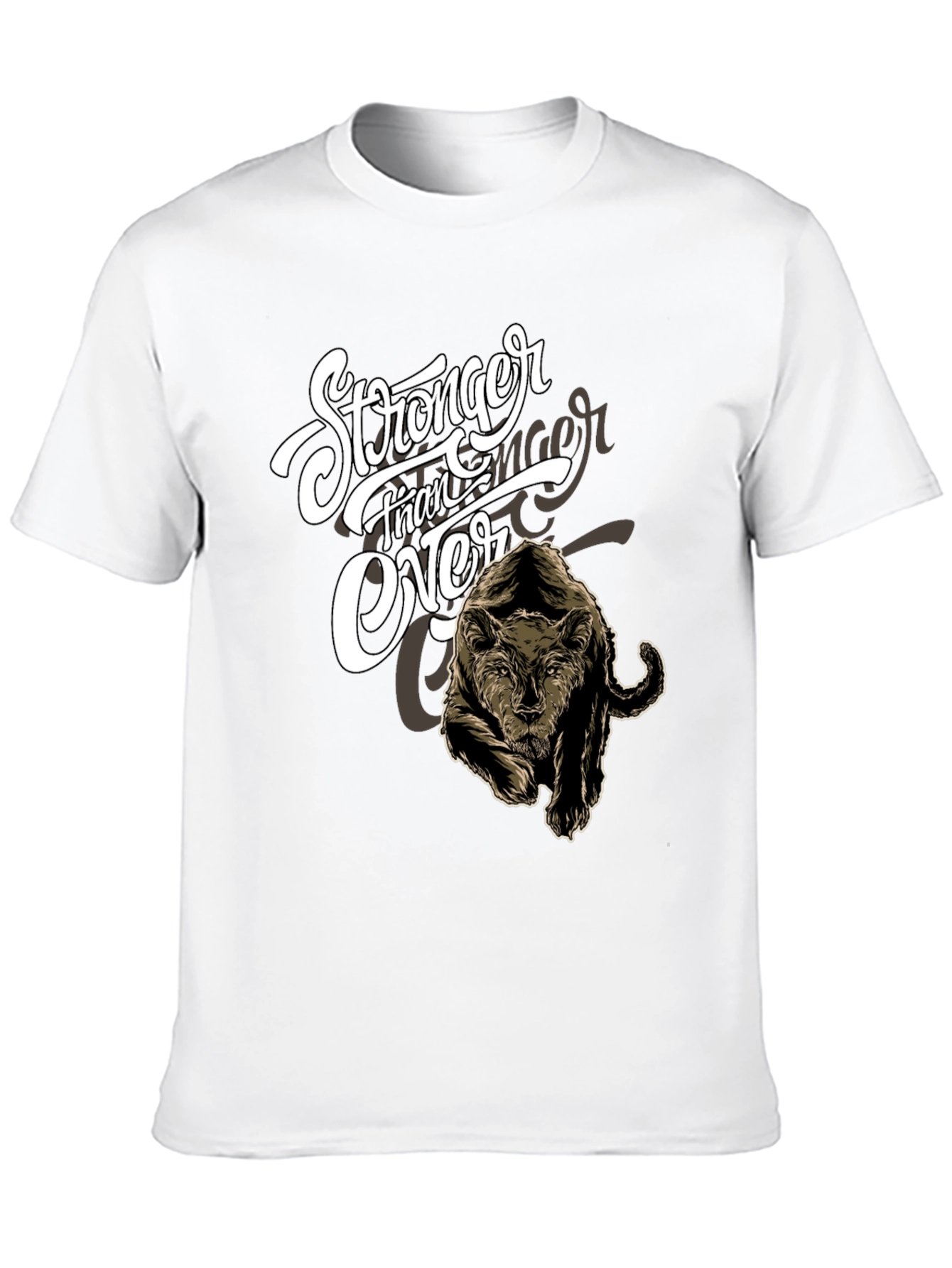 Stronger Than Ever Black Graphic Tee