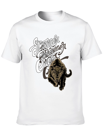 Stronger Than Ever Black Graphic Tee