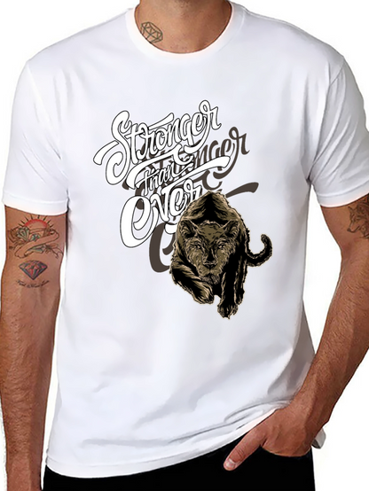 Stronger Than Ever Black Graphic Tee