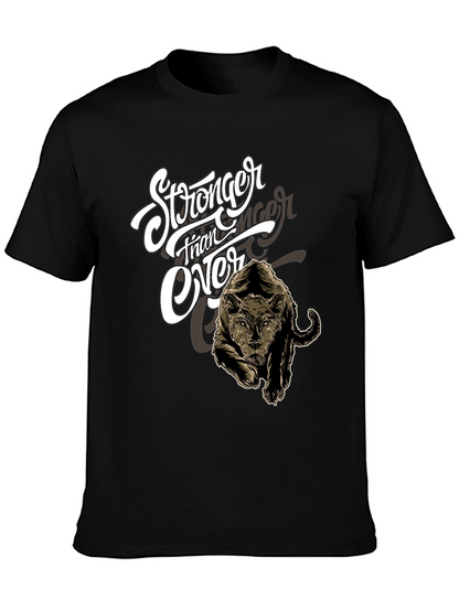 Stronger Than Ever Black Graphic Tee