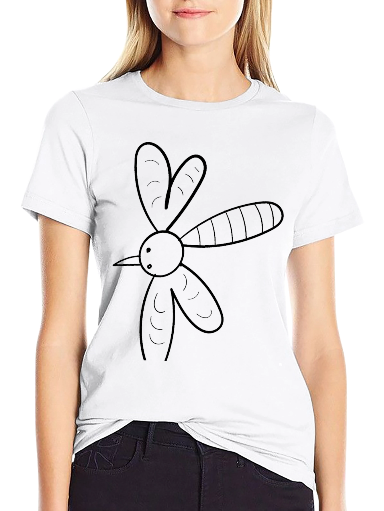 Mosquito Graphic Tee - Black