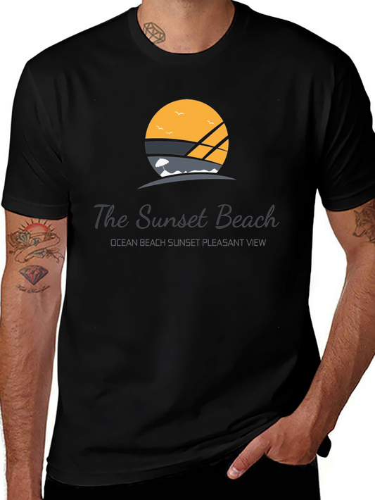 Sunset Beach Graphic T-Shirt