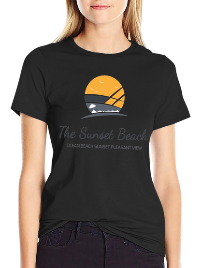 Sunset Beach Graphic T-Shirt