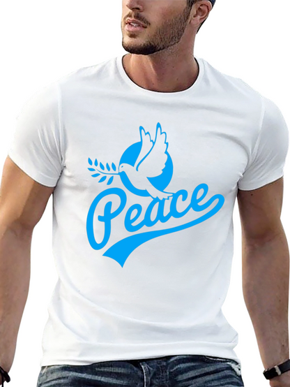 Peace Dove Graphic T-Shirt - Black