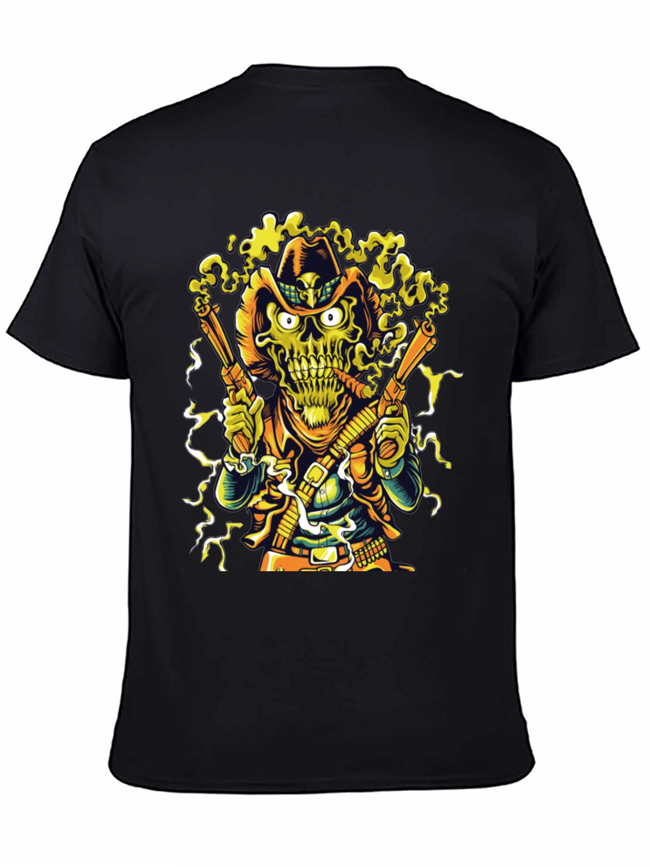 Cowboy Skeleton Graphic T-Shirt