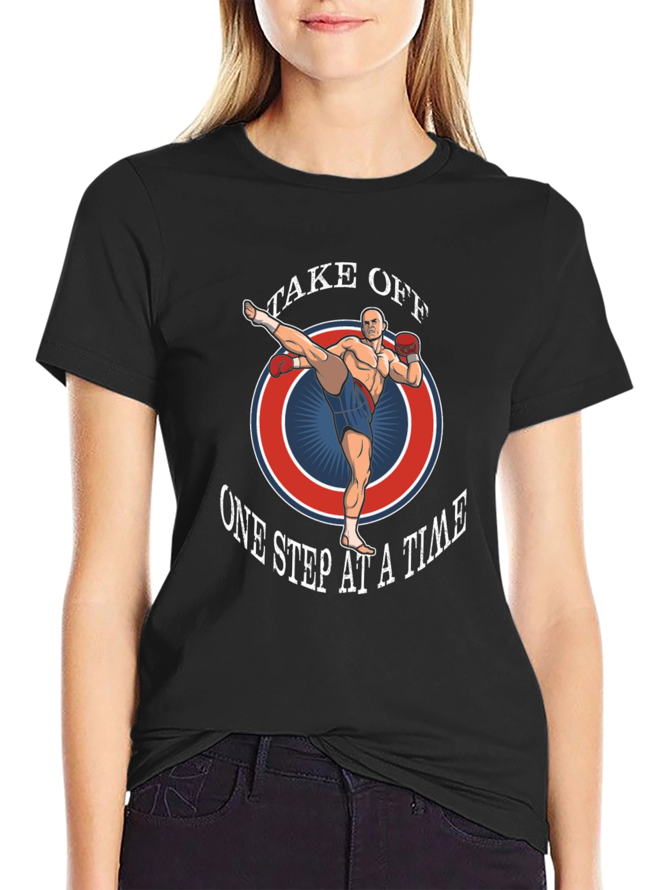 Take Off One Step At A Time Graphic Tee