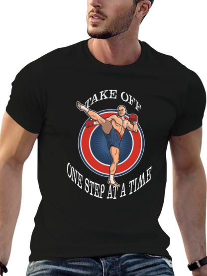 Take Off One Step At A Time Graphic Tee