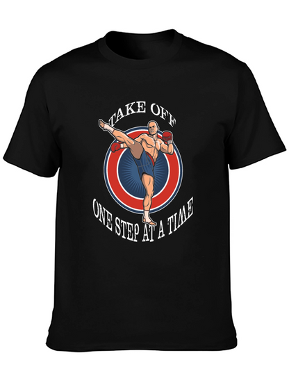 Take Off One Step At A Time Graphic Tee