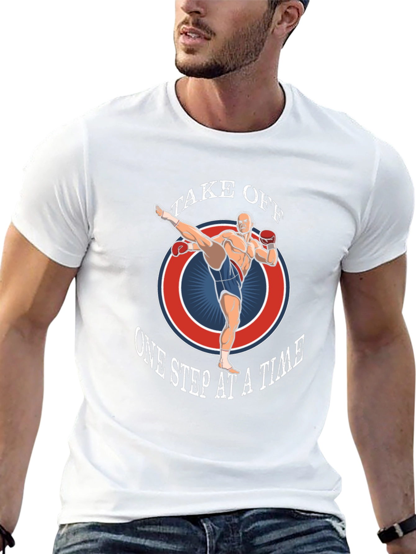 Take Off One Step At A Time Graphic Tee