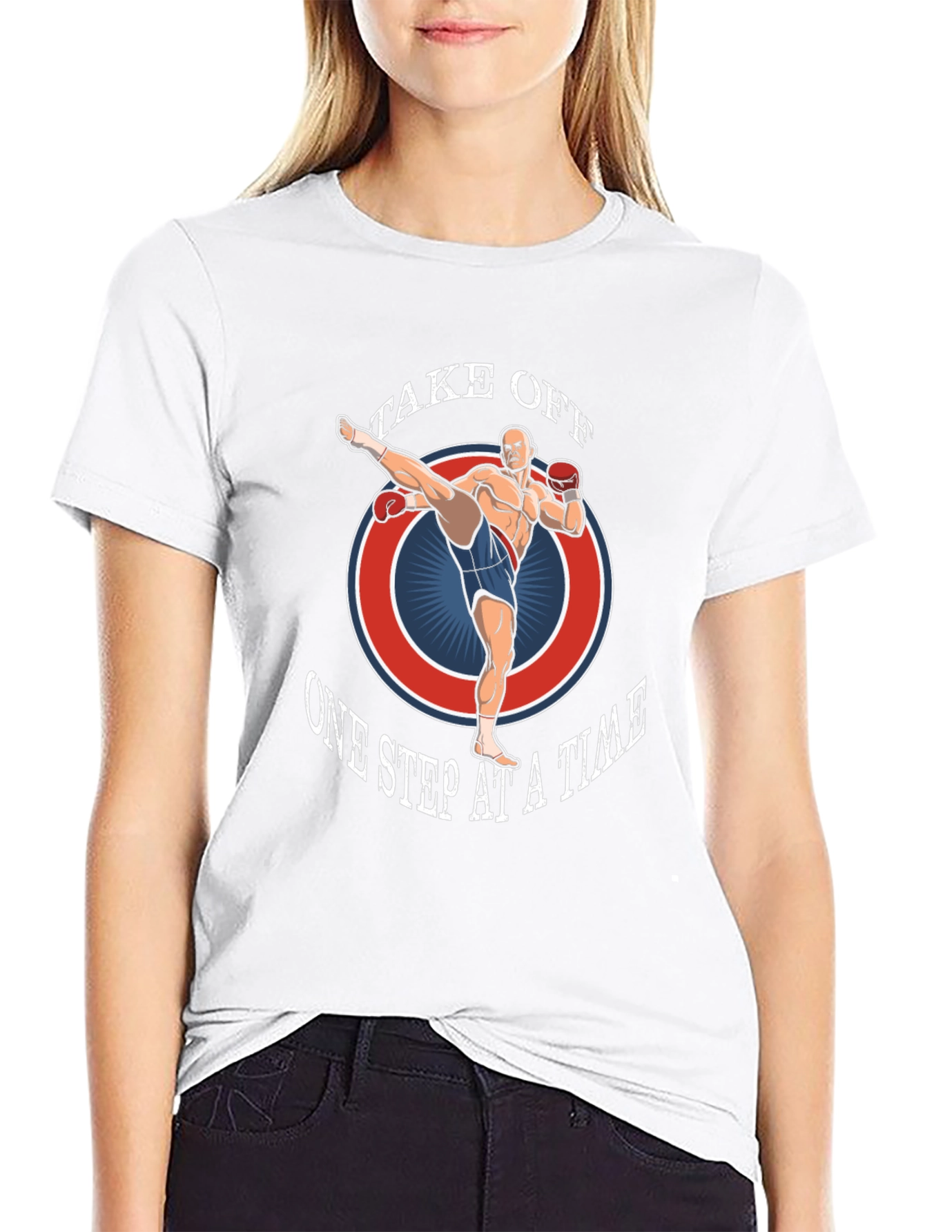 Take Off One Step At A Time Graphic Tee