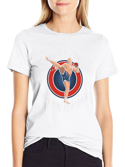 Take Off One Step At A Time Graphic Tee