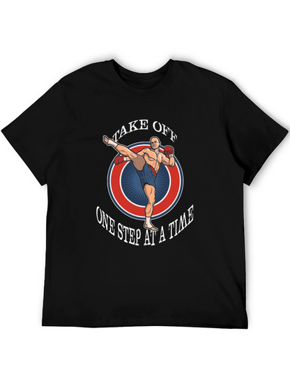 Take Off One Step At A Time Graphic Tee