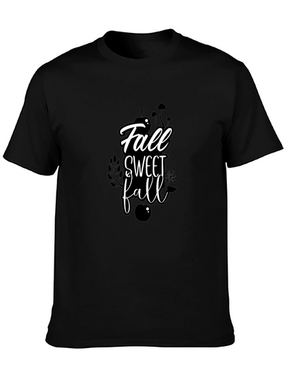 Fall Sweet Fall Black Graphic Tee