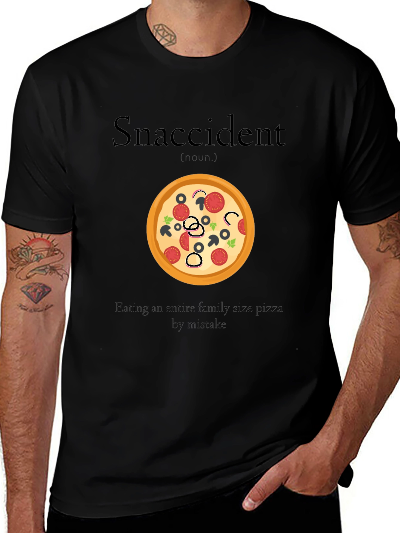 Snaccident Pizza T-Shirt