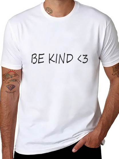 Be Kind Graphic Tee - Soft Cotton Casual T-Shirt