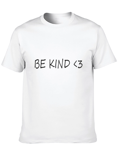 Be Kind Graphic Tee - Soft Cotton Casual T-Shirt