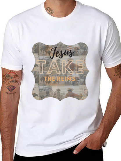 Jesus Take The Reins Graphic Tee