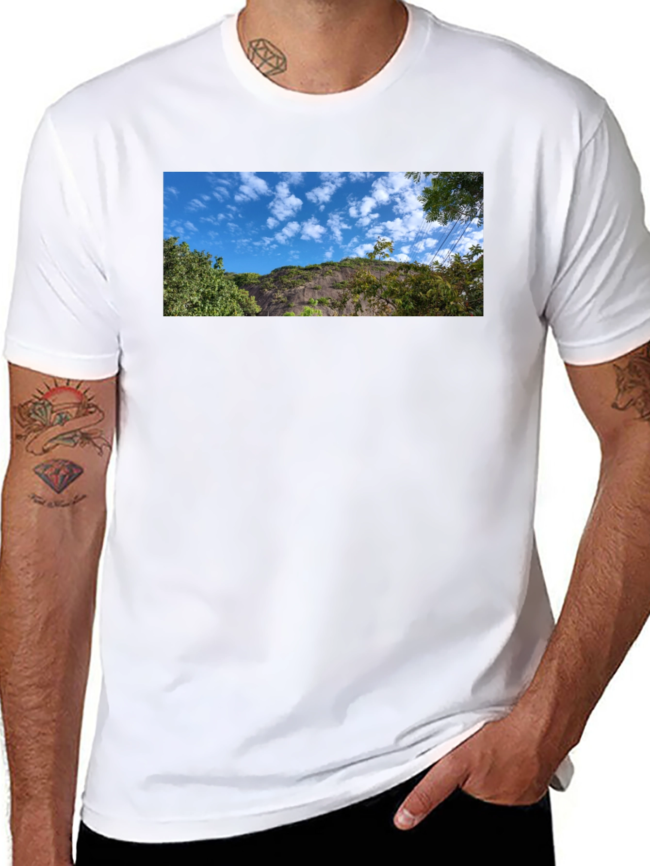 Nature Graphic T-Shirt - Black