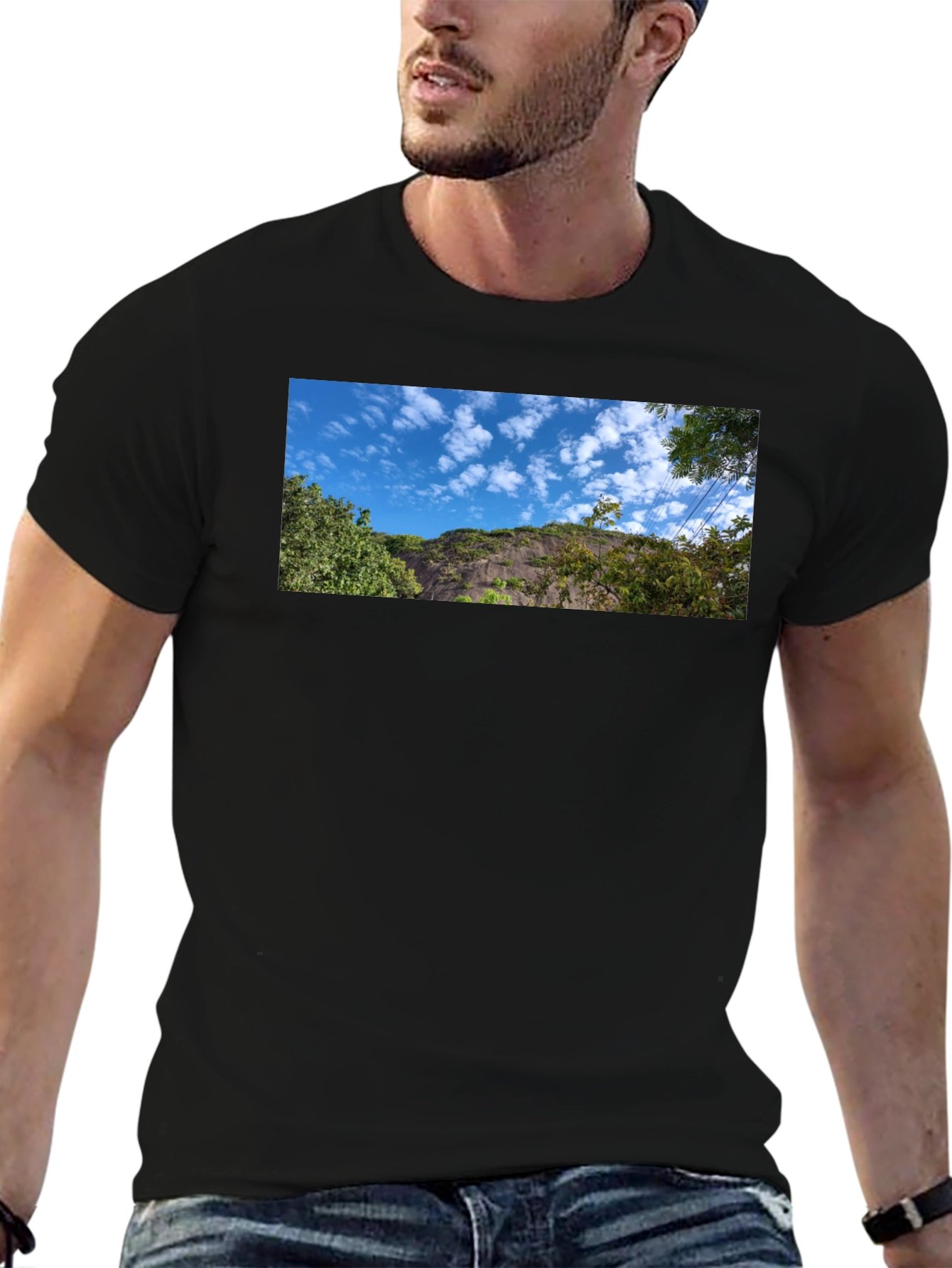 Nature Graphic T-Shirt - Black