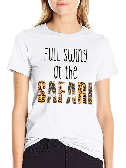 Safari Animal Print T-Shirt - Full Swing Design