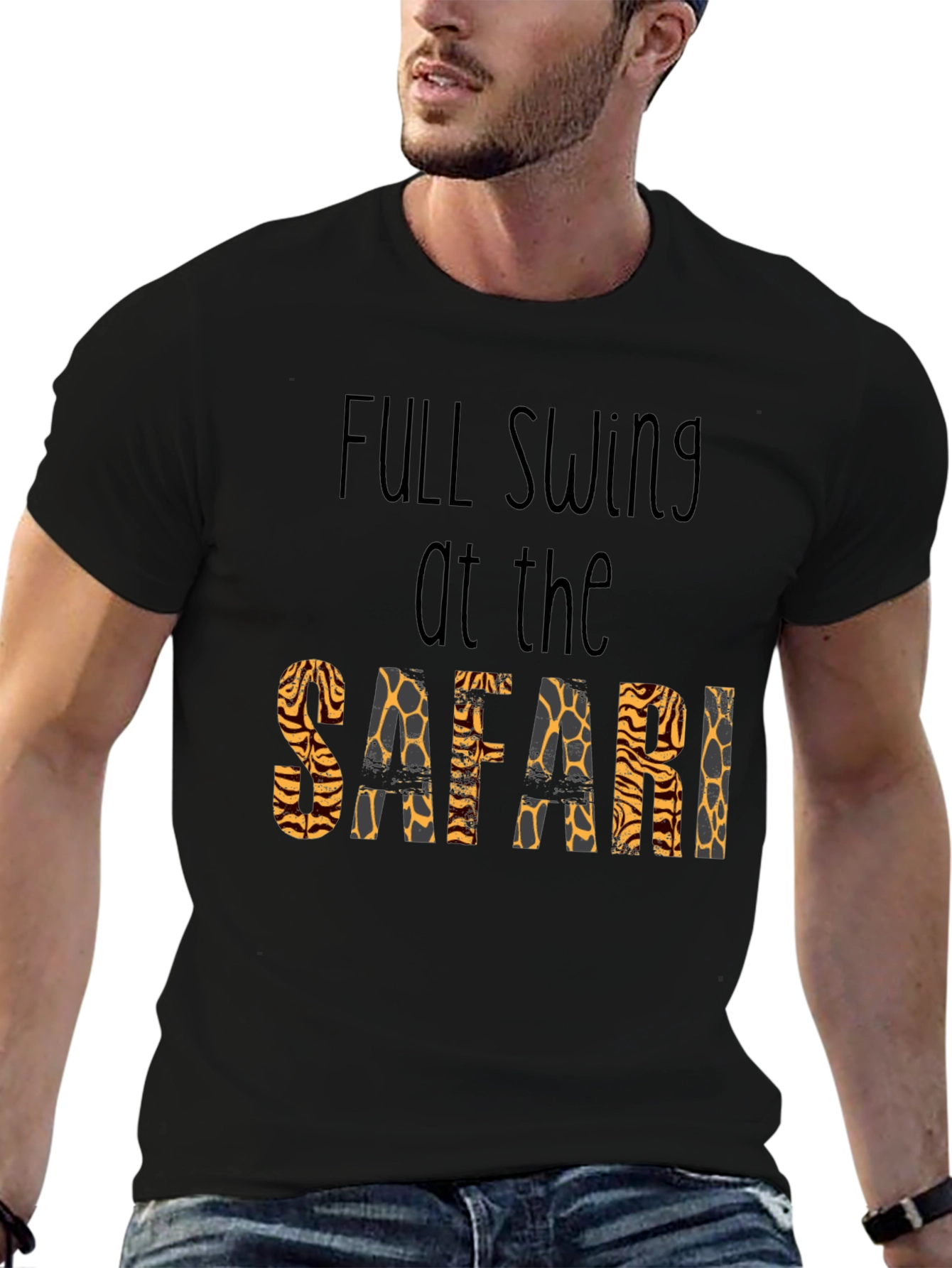 Safari Animal Print T-Shirt - Full Swing Design