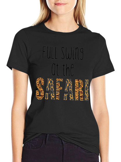 Safari Animal Print T-Shirt - Full Swing Design