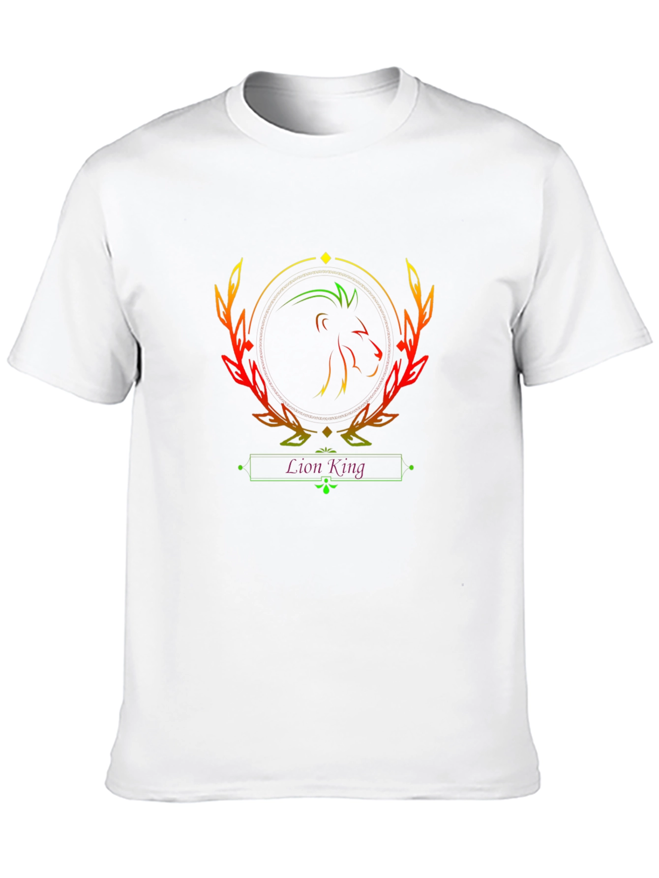 Lion King Graphic Tee - Black Cotton T-Shirt