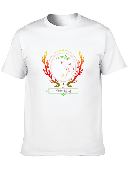 Lion King Graphic Tee - Black Cotton T-Shirt