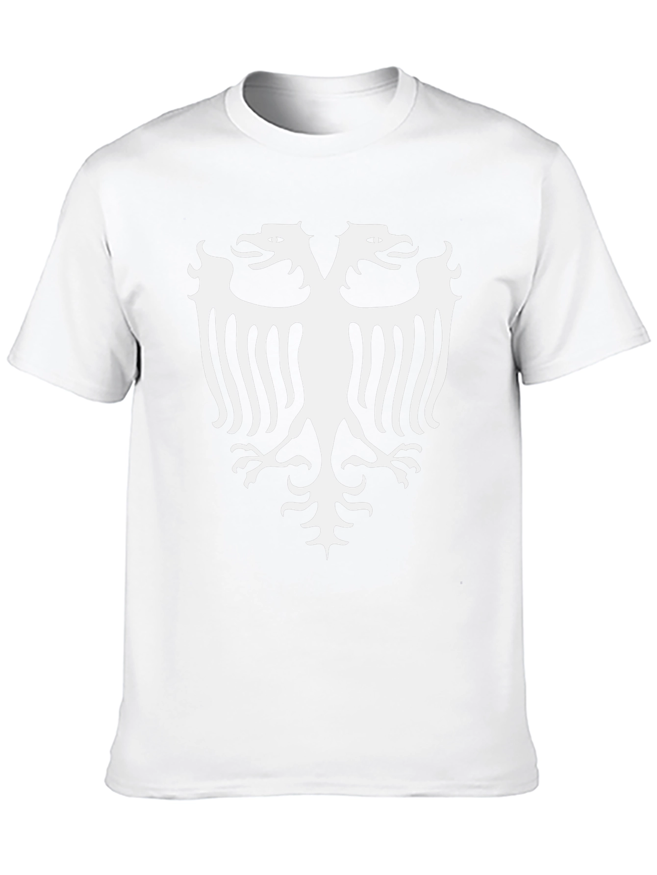 Double Headed Eagle Graphic Tee - Black
