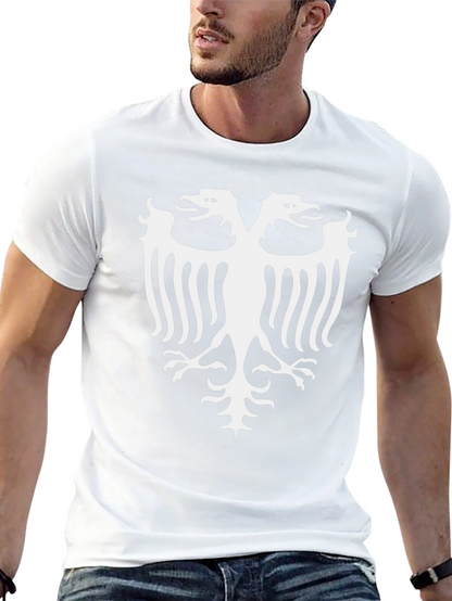 Double Headed Eagle Graphic Tee - Black